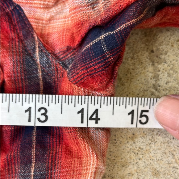 Ariat Youth Red and Blue Plaid Shirt - Picture 9 of 16